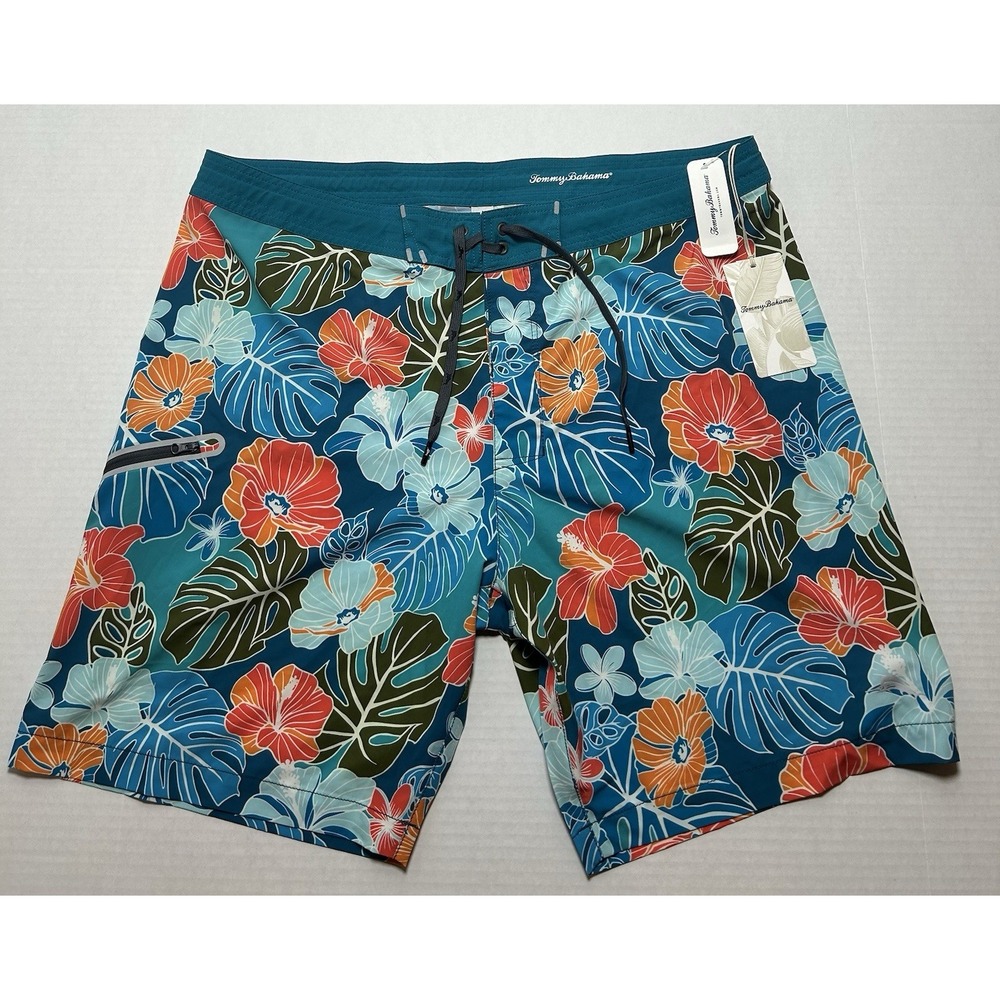 NWT Tommy Bahama Molokai Wave Runner Men's Board Shorts 40x9 Swimming Beach NEW
